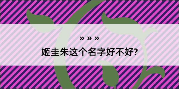 姬圭朱这个名字好不好?