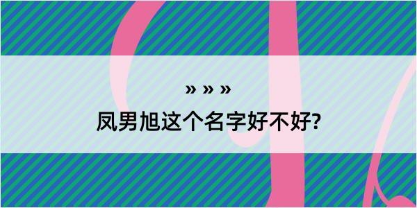 凤男旭这个名字好不好?