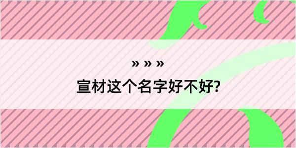 宣材这个名字好不好?