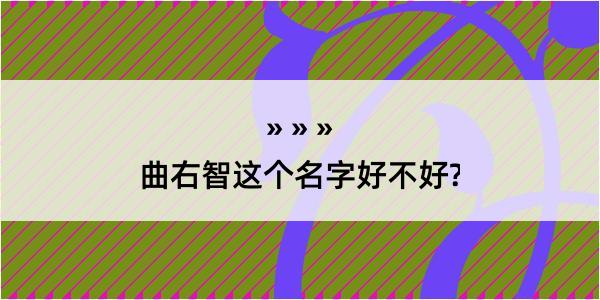 曲右智这个名字好不好?