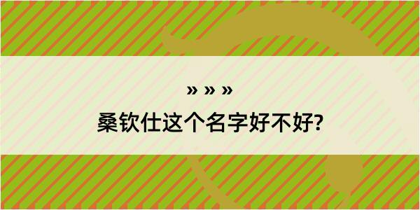 桑钦仕这个名字好不好?