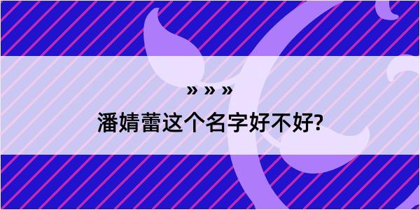 潘婧蕾这个名字好不好?