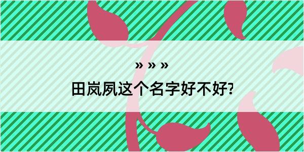 田岚夙这个名字好不好?