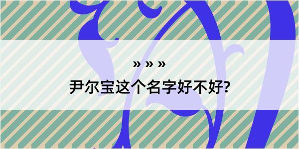 尹尔宝这个名字好不好?