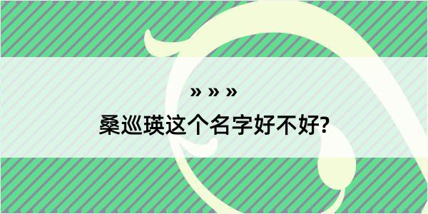 桑巡瑛这个名字好不好?