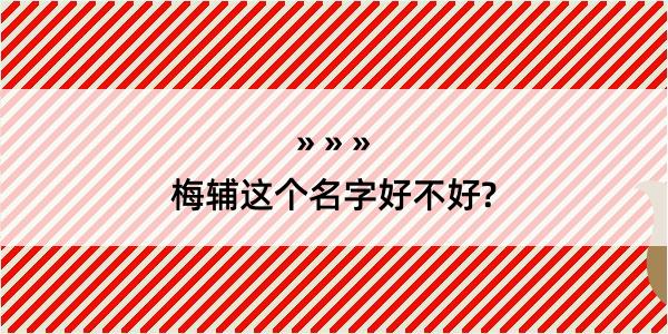 梅辅这个名字好不好?