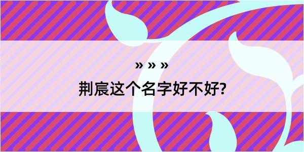 荆宸这个名字好不好?