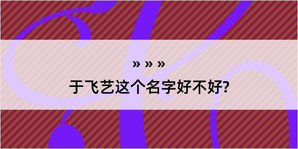 于飞艺这个名字好不好?