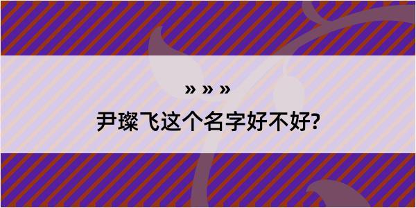 尹璨飞这个名字好不好?