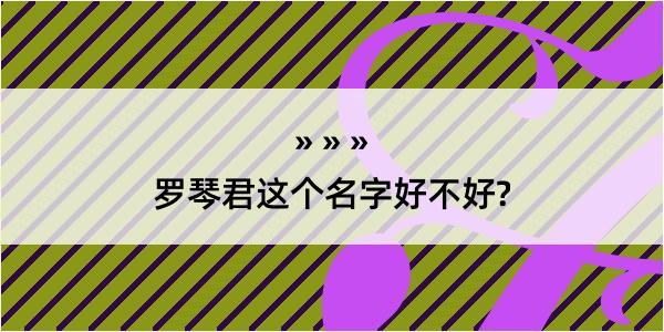 罗琴君这个名字好不好?