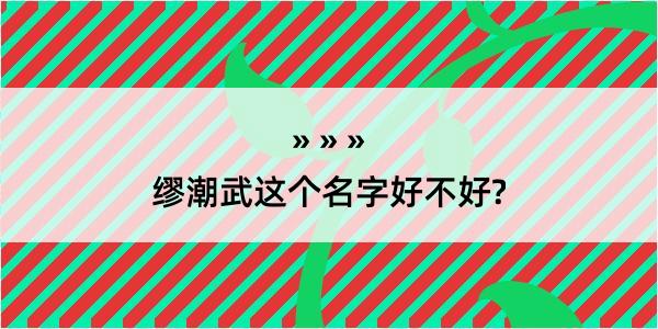 缪潮武这个名字好不好?