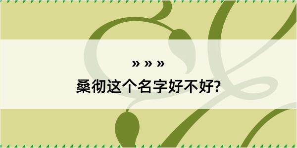 桑彻这个名字好不好?