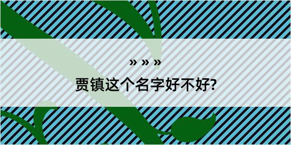 贾镇这个名字好不好?