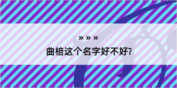 曲棓这个名字好不好?