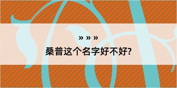 桑普这个名字好不好?