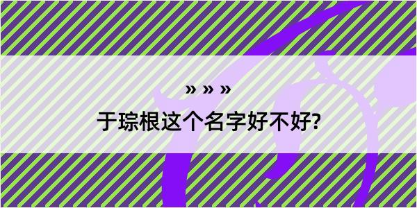 于琮根这个名字好不好?