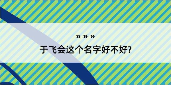 于飞会这个名字好不好?