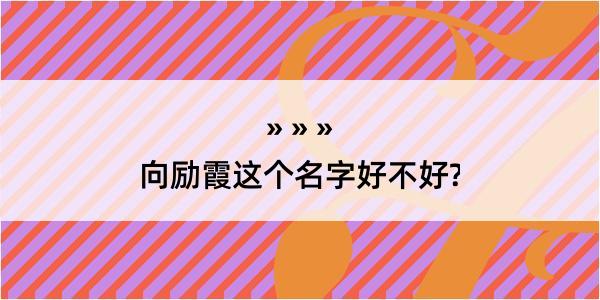 向励霞这个名字好不好?