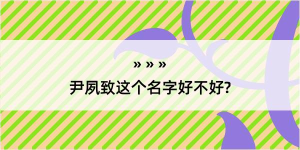 尹夙致这个名字好不好?