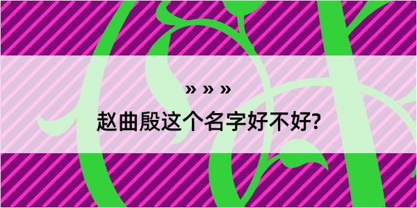 赵曲殷这个名字好不好?