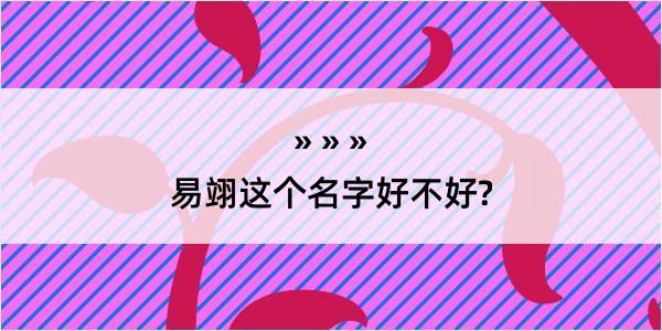 易翊这个名字好不好?