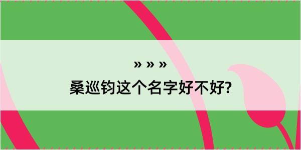 桑巡钧这个名字好不好?