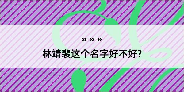 林靖裴这个名字好不好?